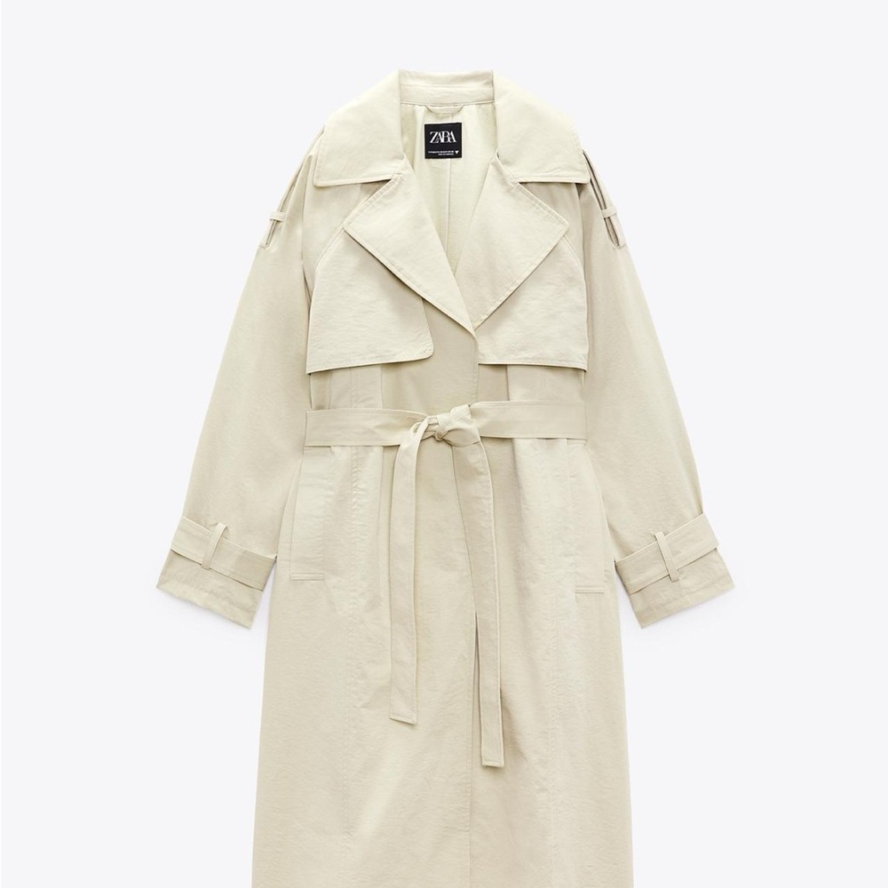 Zara Women's Beige Trench Coat